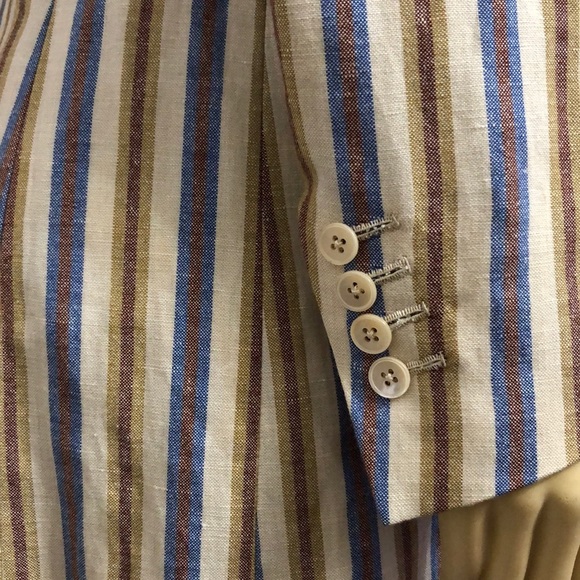 NWT DOMENICO VACCA LINEN COAT SIZE 44 - Picture 4 of 11